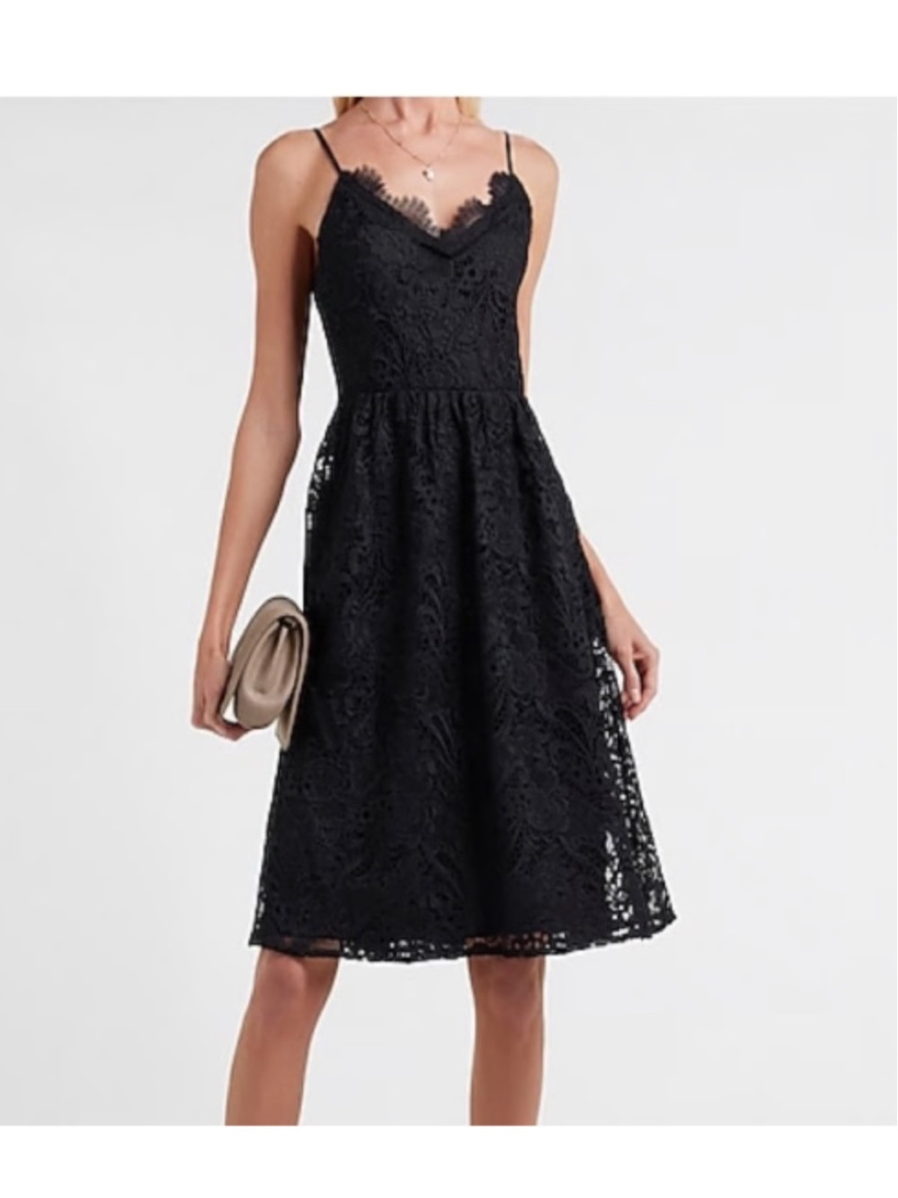 Express Navy Lace dress